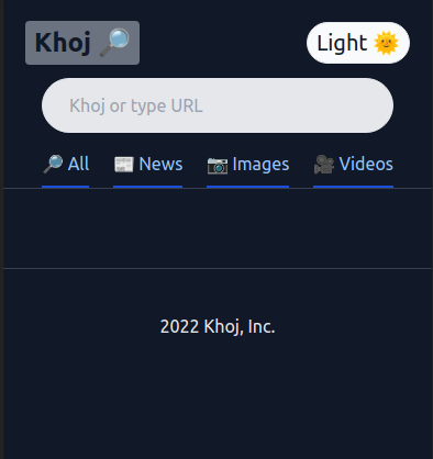 Khoji: Google Search Clone